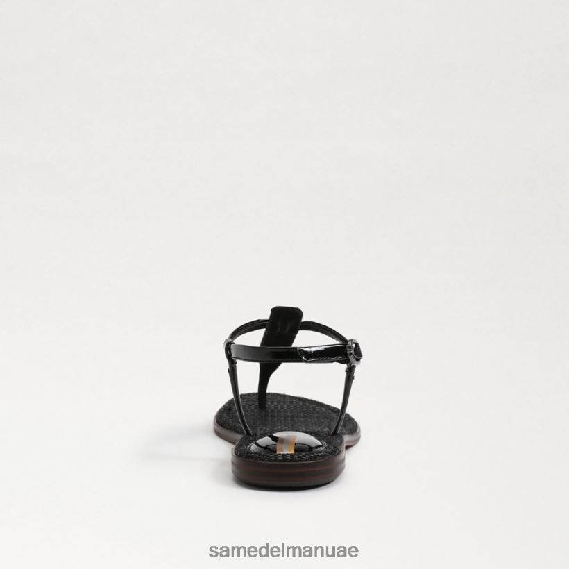 أسود أحذية Sam Edelman نحيف صندل جيجي ثونغ 246L6T234