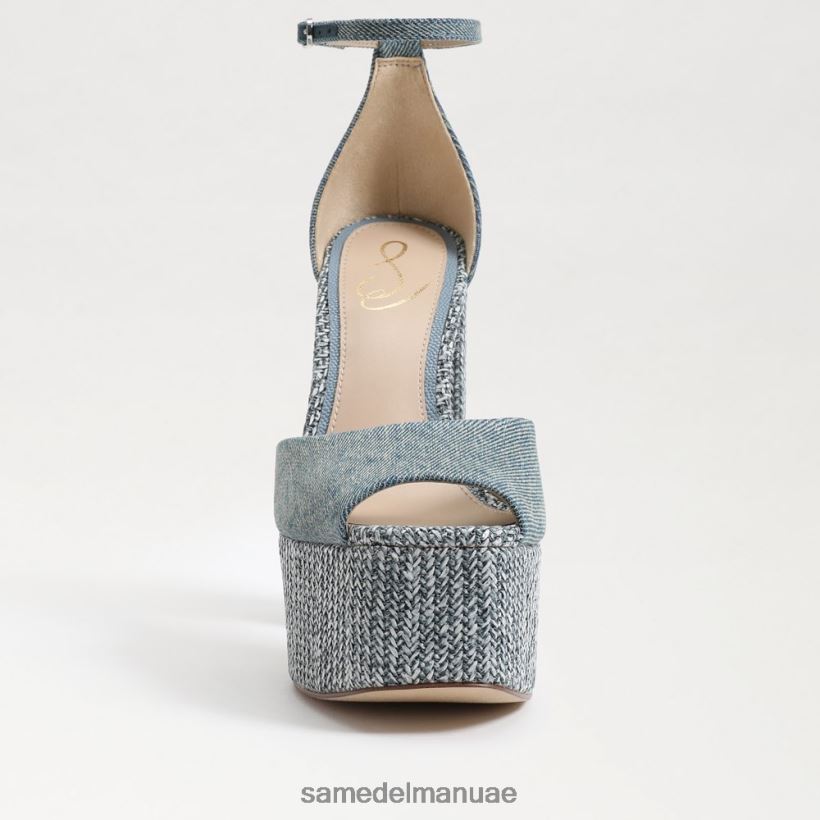 غسلها باللون الأزرق الجديد أحذية Sam Edelman نحيف كعب منصة كوري 246L6T238