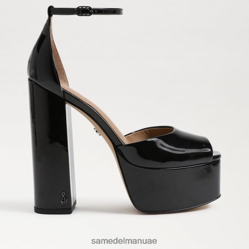 أسود براءة اختراع أحذية Sam Edelman نحيف كعب منصة كوري 246L6T239