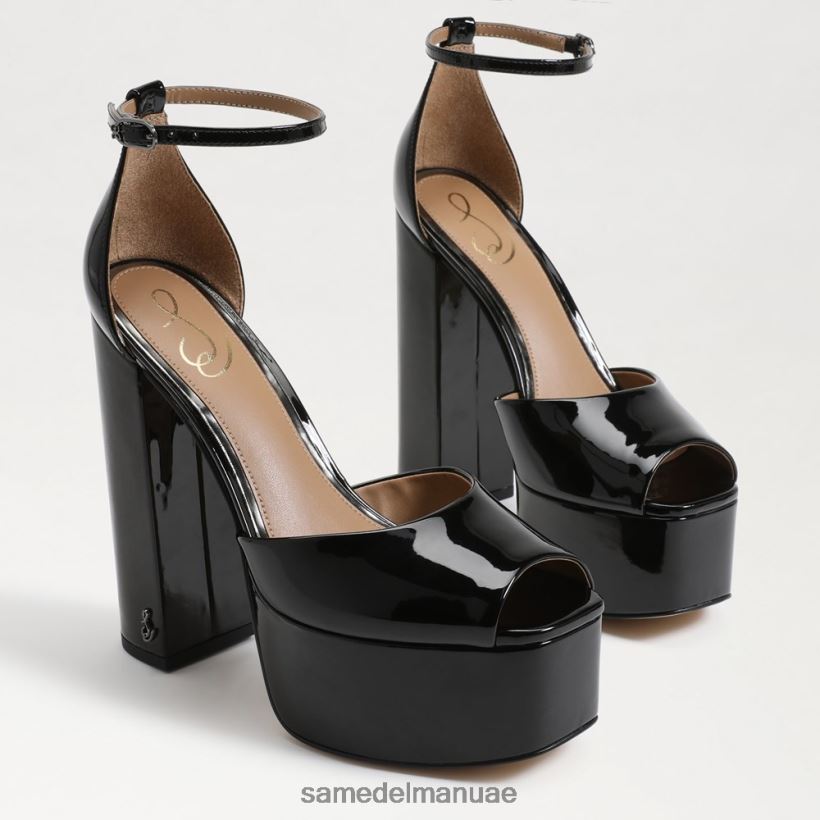 أسود براءة اختراع أحذية Sam Edelman نحيف كعب منصة كوري 246L6T239