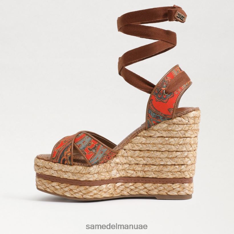 الخشخاش البرتقالي أحذية Sam Edelman نحيف صندل إسبادريل إسبادريل من فون 246L6T243