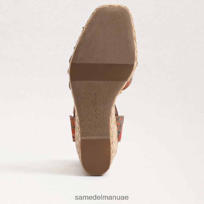 الخشخاش البرتقالي أحذية Sam Edelman نحيف صندل إسبادريل إسبادريل من فون 246L6T243