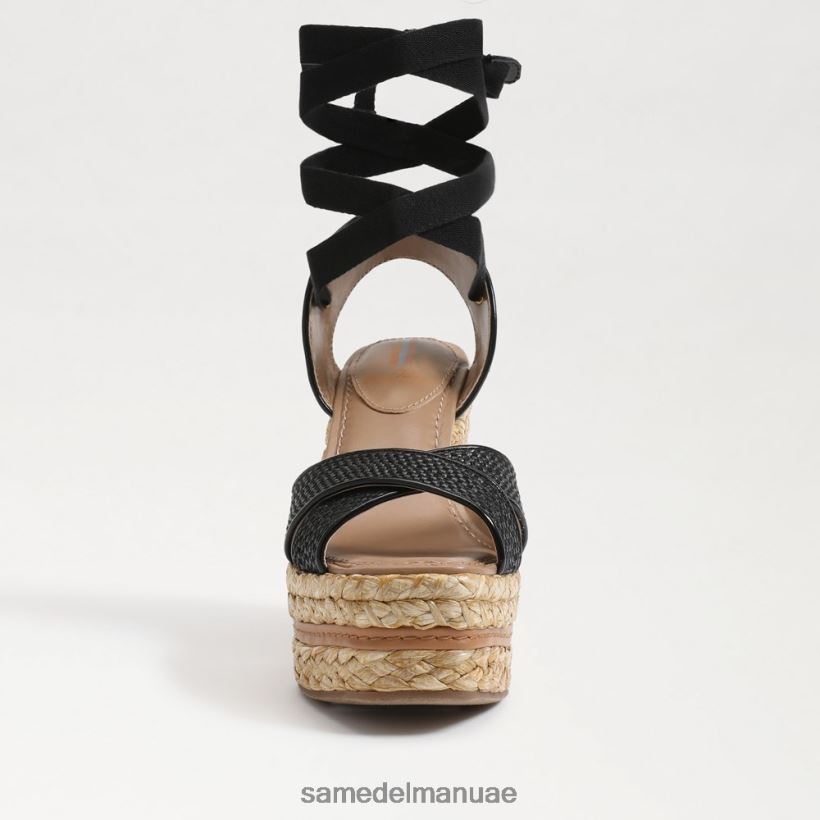 نسج أسود أحذية Sam Edelman نحيف صندل إسبادريل إسبادريل من فون 246L6T245