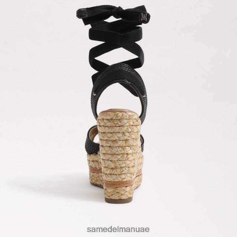 نسج أسود أحذية Sam Edelman نحيف صندل إسبادريل إسبادريل من فون 246L6T245