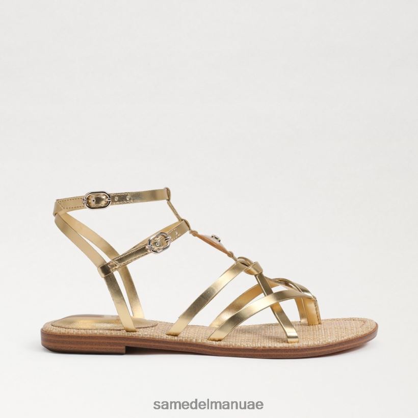العنبر الذهب أحذية Sam Edelman نحيف جوين المصارع صندل 246L6T249