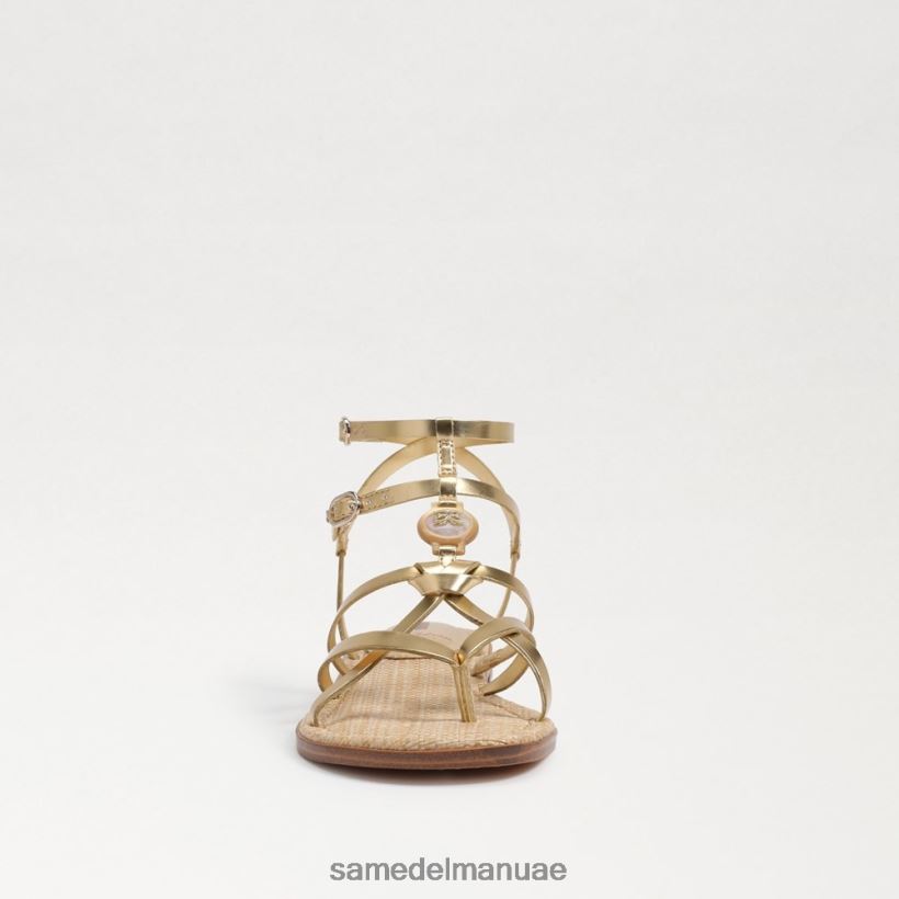 العنبر الذهب أحذية Sam Edelman نحيف جوين المصارع صندل 246L6T249