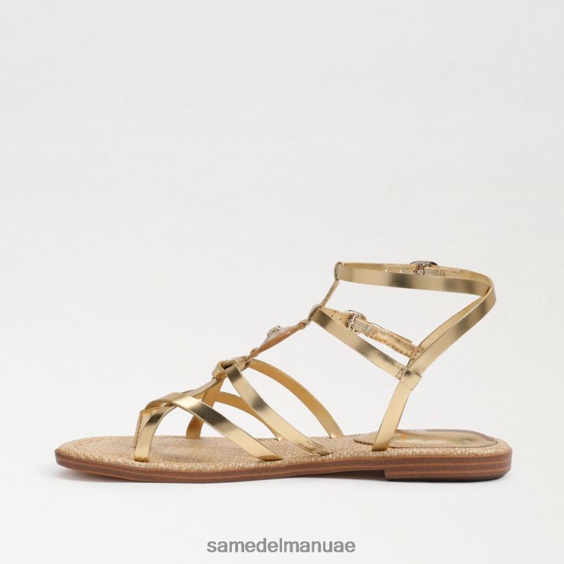 العنبر الذهب أحذية Sam Edelman نحيف جوين المصارع صندل 246L6T249