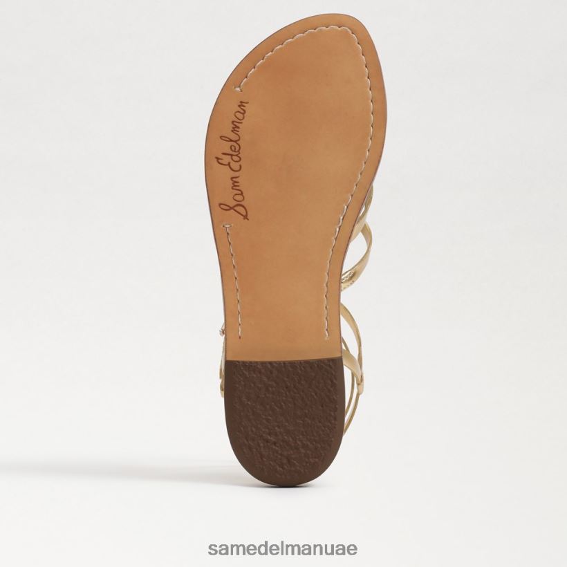 العنبر الذهب أحذية Sam Edelman نحيف جوين المصارع صندل 246L6T249