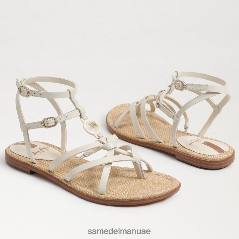 العاج الحديث أحذية Sam Edelman نحيف جوين المصارع صندل 246L6T250