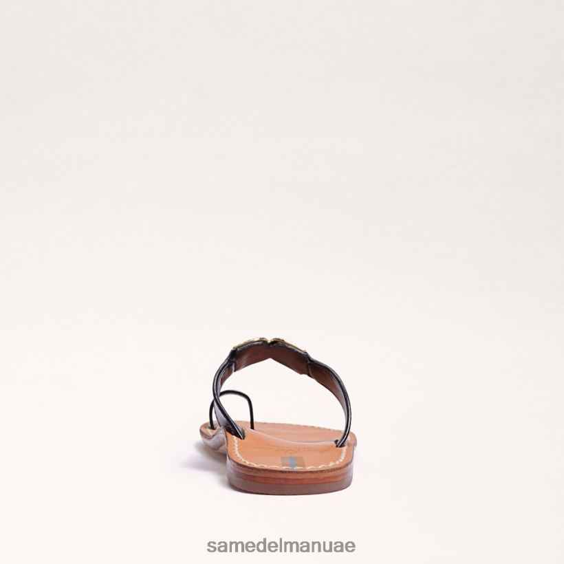 أسود أحذية Sam Edelman نحيف صندل بحلقة أصابع القدم القصوى 246L6T255