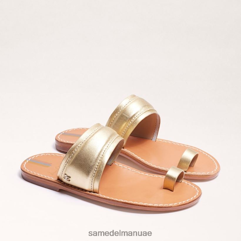 العنبر الذهب أحذية Sam Edelman نحيف صندل بحلقة أصابع القدم من مارجيت 246L6T257