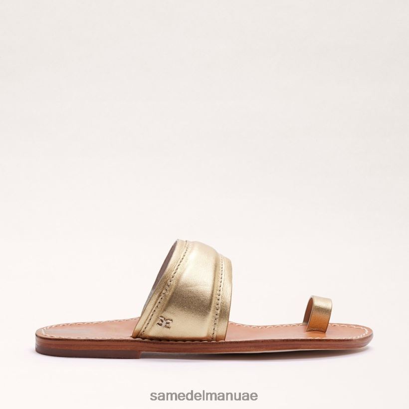 العنبر الذهب أحذية Sam Edelman نحيف صندل بحلقة أصابع القدم من مارجيت 246L6T257
