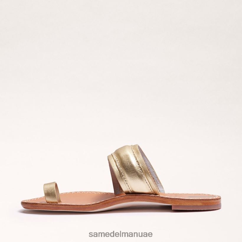 العنبر الذهب أحذية Sam Edelman نحيف صندل بحلقة أصابع القدم من مارجيت 246L6T257
