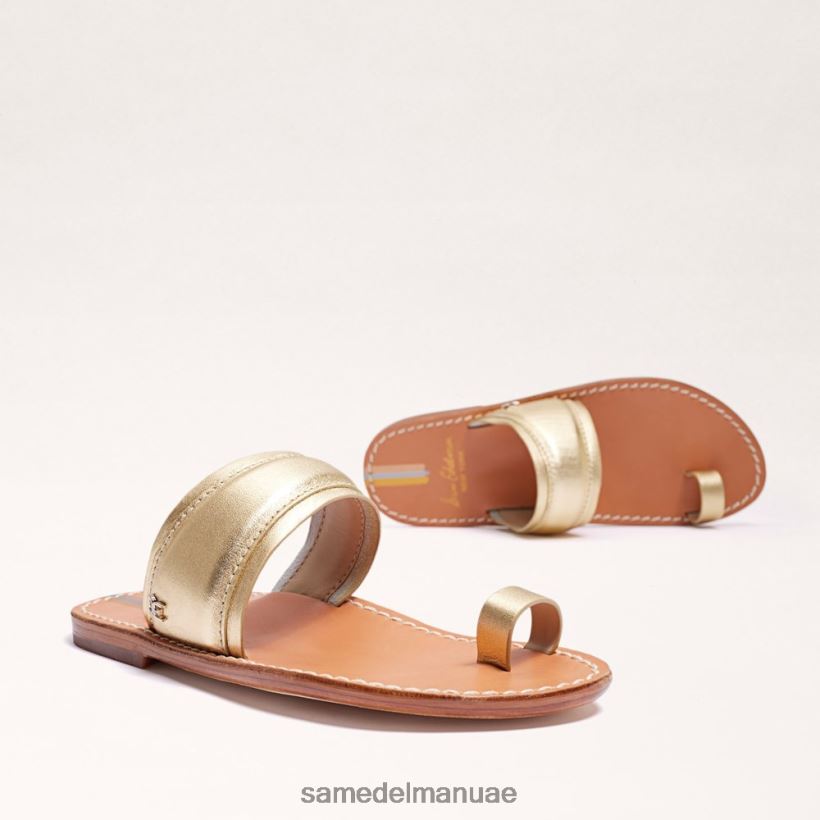 العنبر الذهب أحذية Sam Edelman نحيف صندل بحلقة أصابع القدم من مارجيت 246L6T257