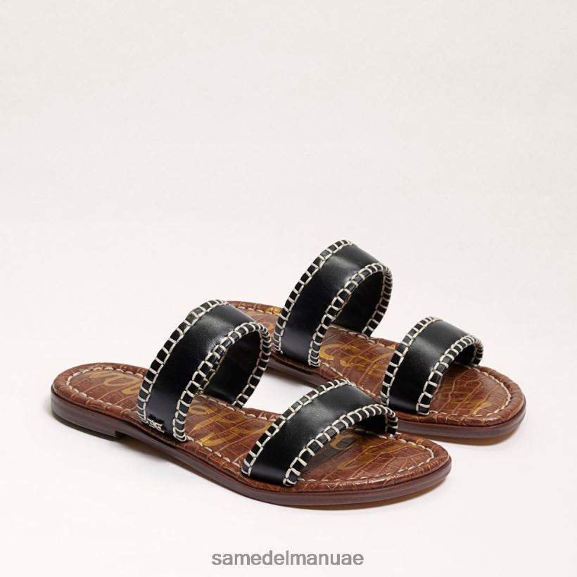 أسود أحذية Sam Edelman نحيف صندل جينا المنزلق 246L6T262