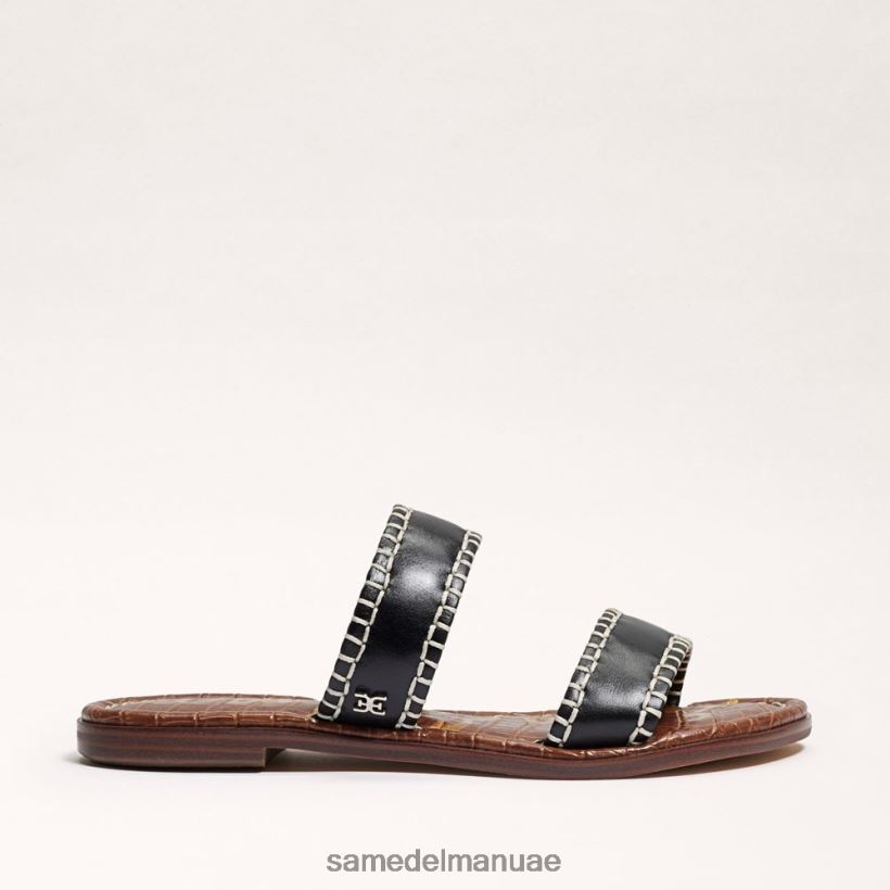 أسود أحذية Sam Edelman نحيف صندل جينا المنزلق 246L6T262