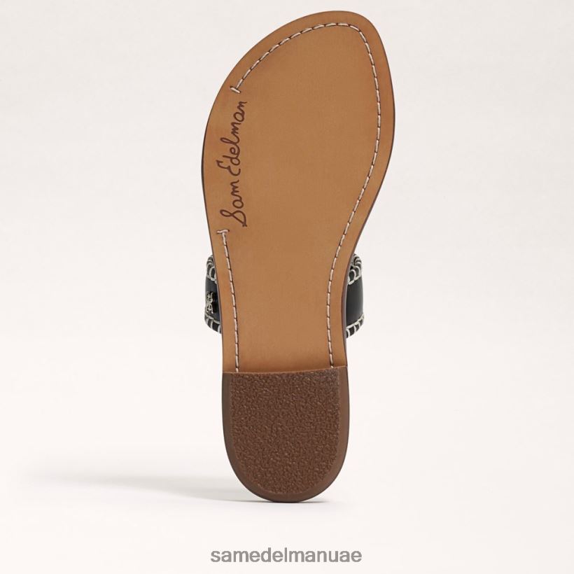 أسود أحذية Sam Edelman نحيف صندل جينا المنزلق 246L6T262