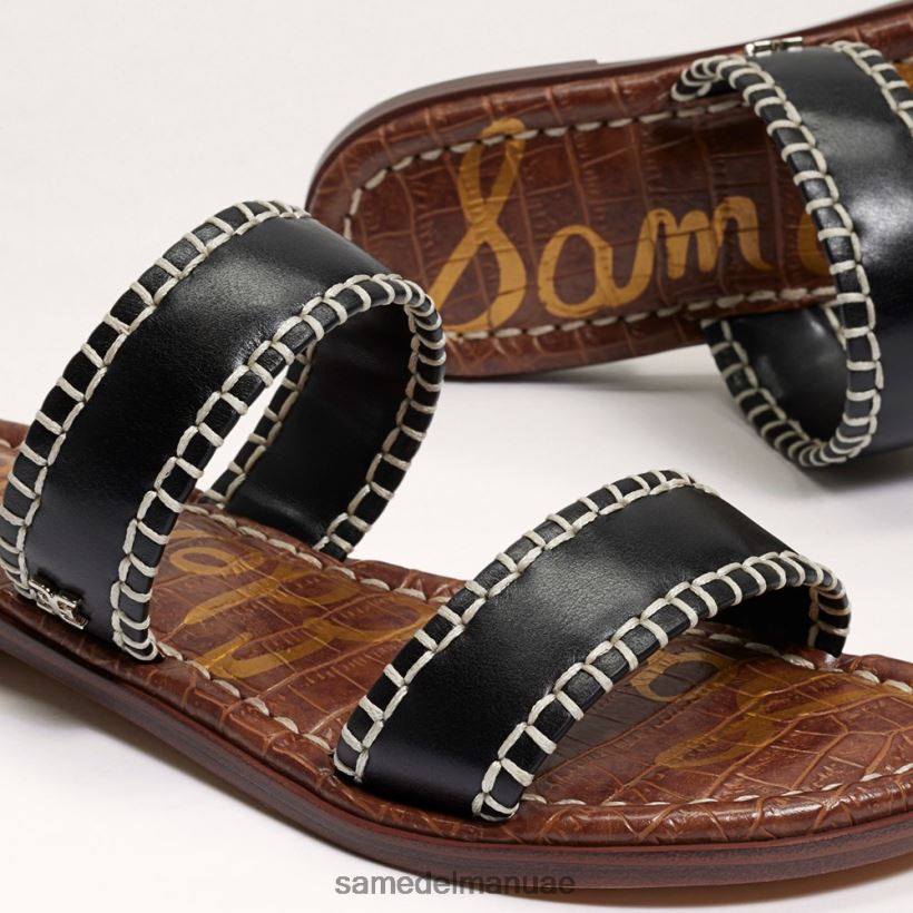 أسود أحذية Sam Edelman نحيف صندل جينا المنزلق 246L6T262