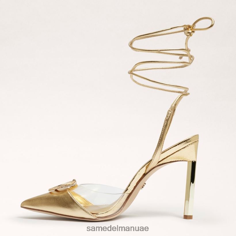 العنبر الذهب أحذية Sam Edelman نحيف أدريان سترابي خنجر 246L6T268