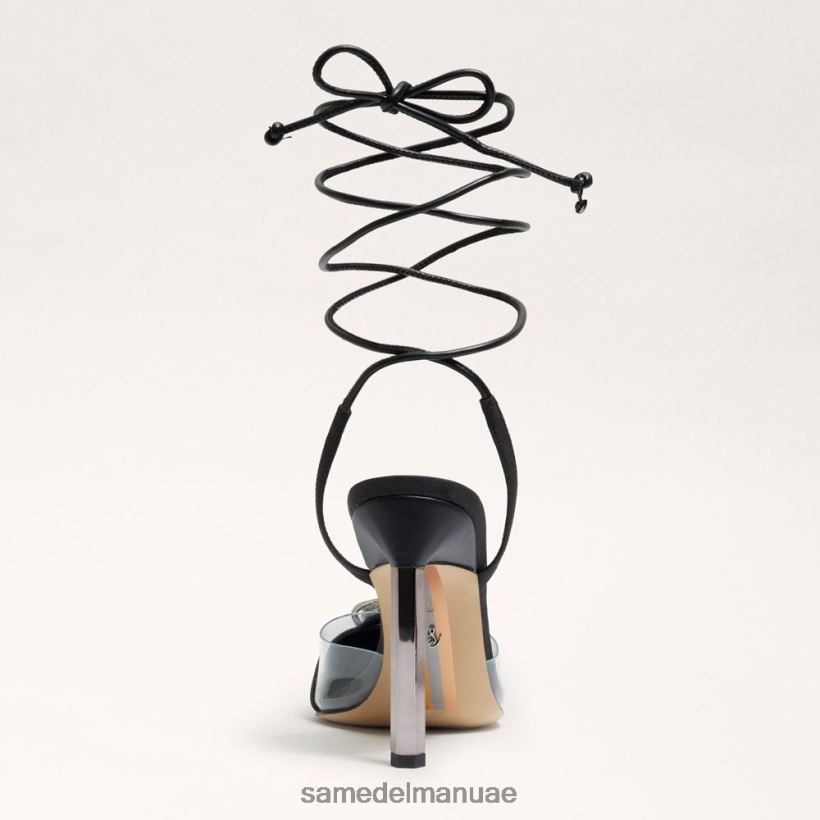 جلد الغزال الأسود أحذية Sam Edelman نحيف أدريان سترابي خنجر 246L6T269