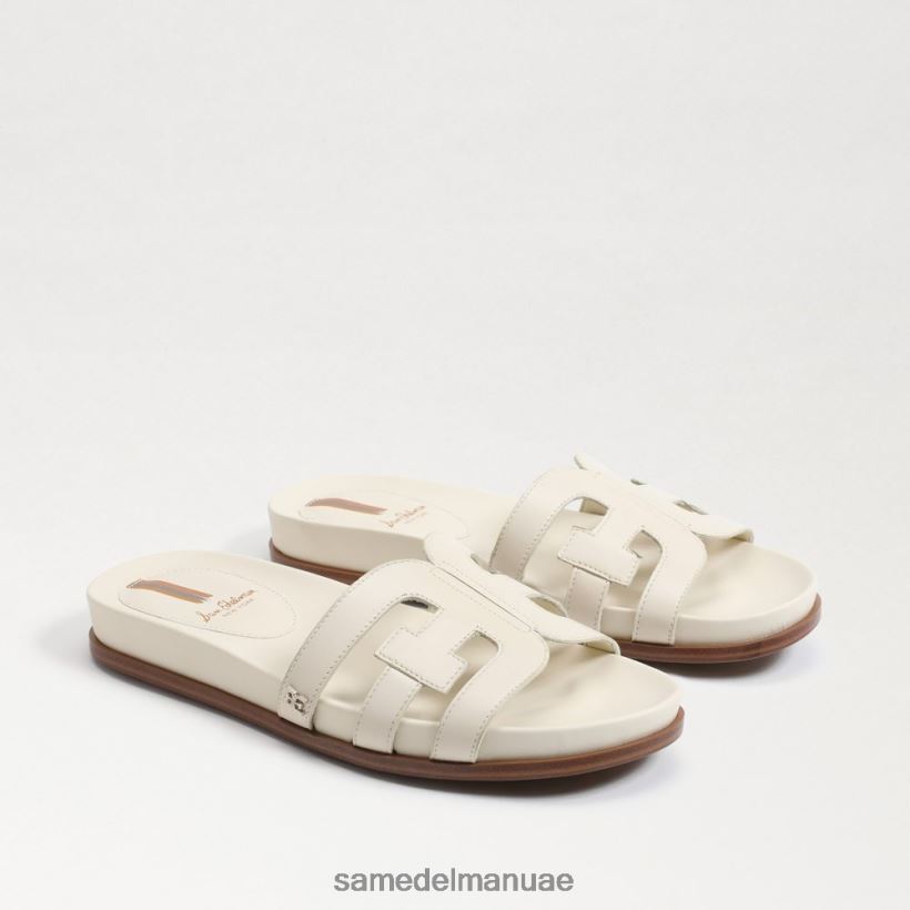 العاج الحديث أحذية Sam Edelman نحيف صندل منزلق من نيتي 246L6T275