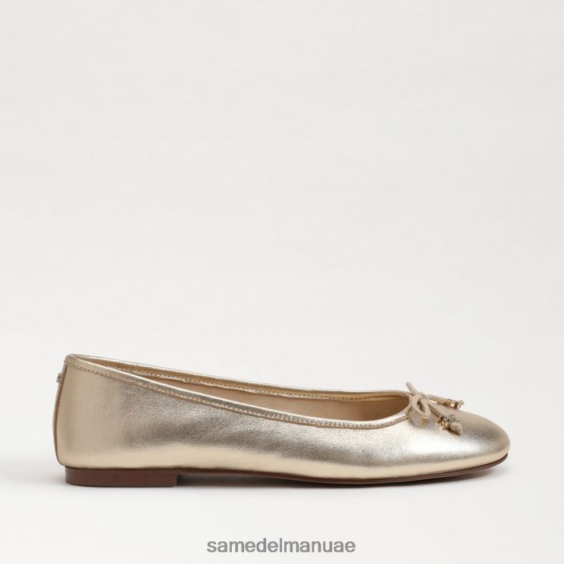 أوراق الذهب أحذية Sam Edelman نحيف شقة باليه فاخرة من فيليسيا 246L6T285