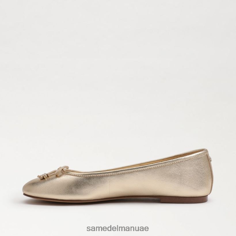 أوراق الذهب أحذية Sam Edelman نحيف شقة باليه فاخرة من فيليسيا 246L6T285