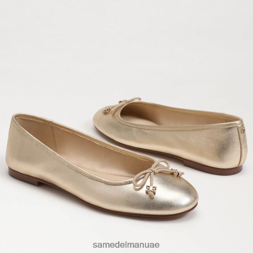 أوراق الذهب أحذية Sam Edelman نحيف شقة باليه فاخرة من فيليسيا 246L6T285