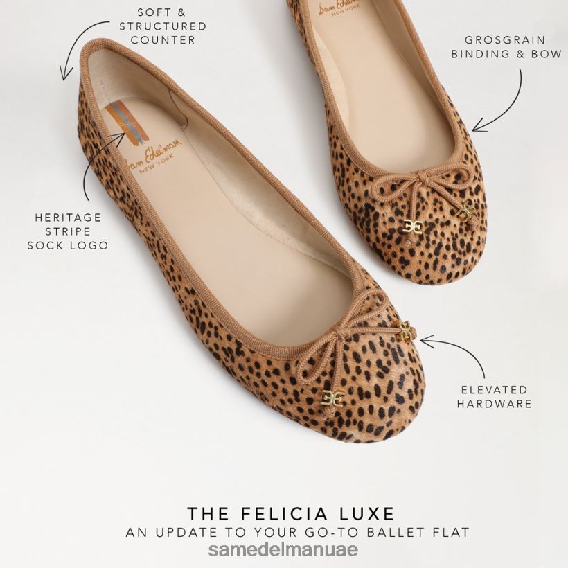 تان متعدد أحذية Sam Edelman نحيف شقة باليه فاخرة من فيليسيا 246L6T293