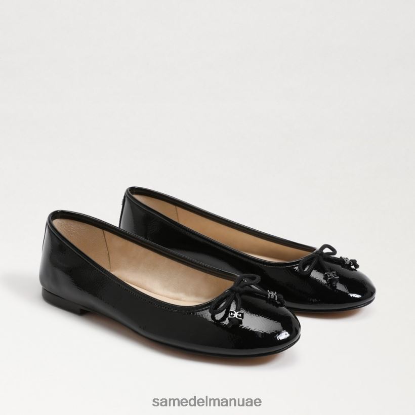 أسود براءة اختراع أحذية Sam Edelman نحيف شقة باليه فاخرة من فيليسيا 246L6T294
