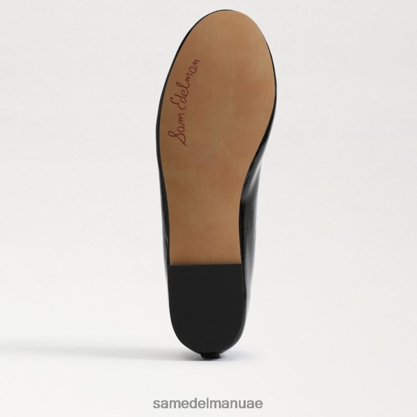 أسود براءة اختراع أحذية Sam Edelman نحيف شقة باليه فاخرة من فيليسيا 246L6T294