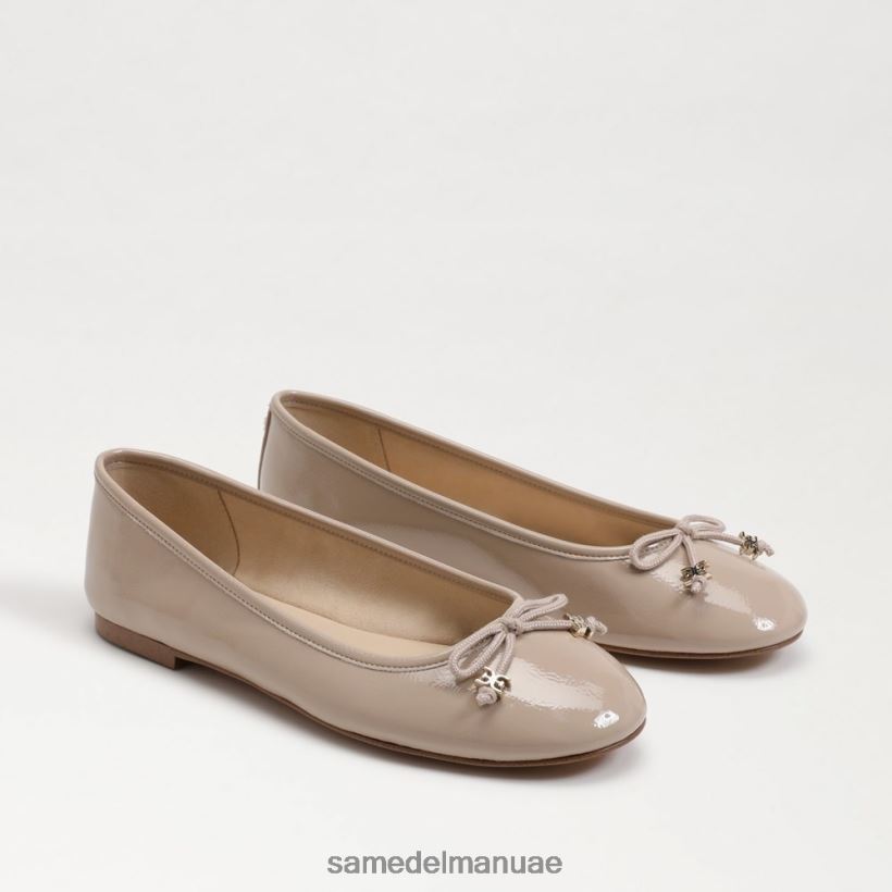 براءة اختراع شاي لاتيه أحذية Sam Edelman نحيف شقة باليه فاخرة من فيليسيا 246L6T295