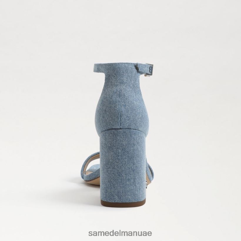 مونتروز الأزرق أحذية Sam Edelman نحيف صندل دانييلا بكعب عريض 246L6T296