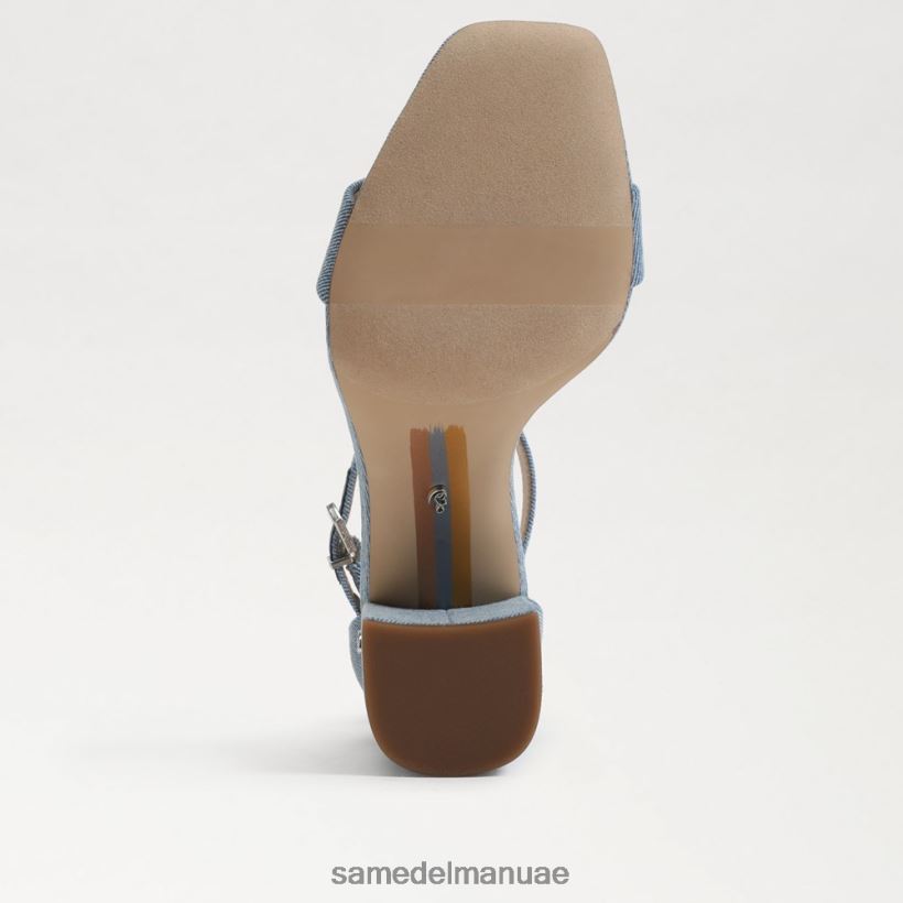 مونتروز الأزرق أحذية Sam Edelman نحيف صندل دانييلا بكعب عريض 246L6T296