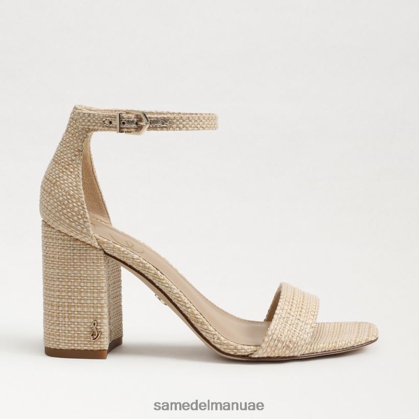 طبيعي أحذية Sam Edelman نحيف صندل دانييلا بكعب عريض 246L6T297