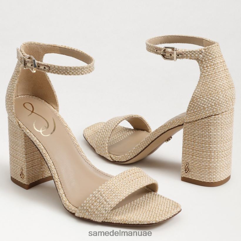 طبيعي أحذية Sam Edelman نحيف صندل دانييلا بكعب عريض 246L6T297