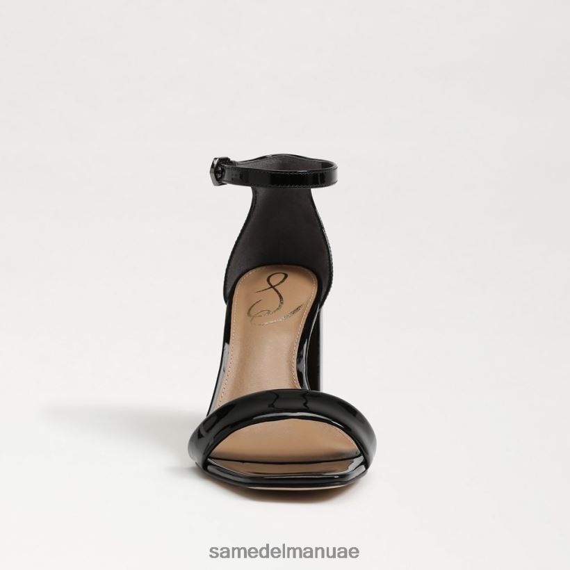 أسود أحذية Sam Edelman نحيف صندل دانييلا بكعب عريض 246L6T305