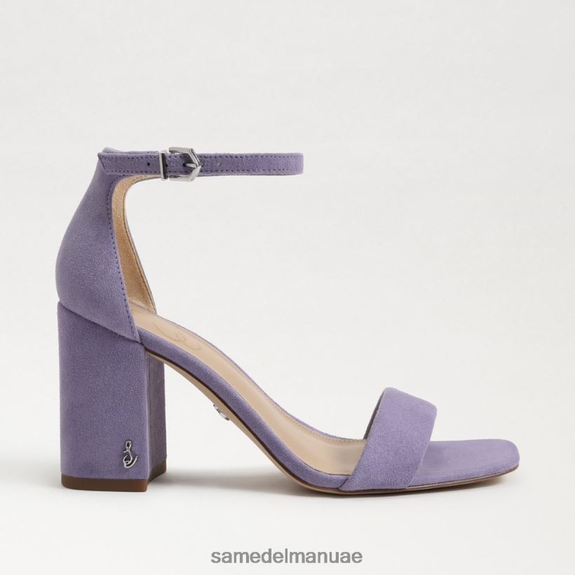 القزحية الأرجوانية أحذية Sam Edelman نحيف صندل دانييلا بكعب عريض 246L6T307