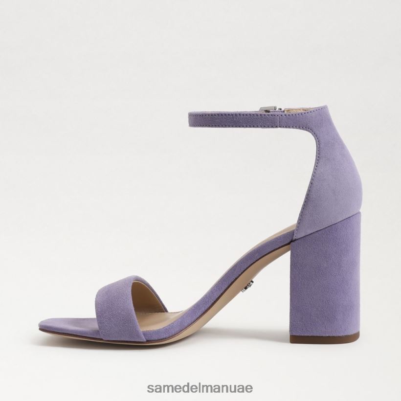 القزحية الأرجوانية أحذية Sam Edelman نحيف صندل دانييلا بكعب عريض 246L6T307
