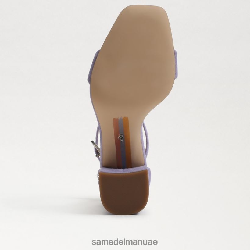 القزحية الأرجوانية أحذية Sam Edelman نحيف صندل دانييلا بكعب عريض 246L6T307