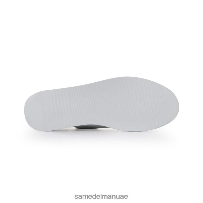 جلد أبيض أحذية Sam Edelman نحيف حذاء رياضي برباط الخشخاش 246L6T309
