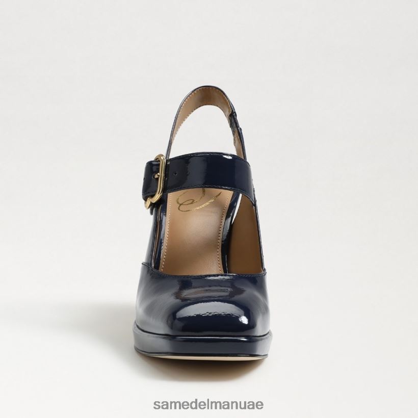 البحرية الملكية أحذية Sam Edelman نحيف جيلدي كعب ماري جين 246L6T313