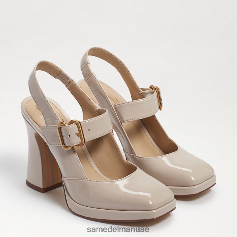 براءة الكتان أحذية Sam Edelman نحيف جيلدي كعب ماري جين 246L6T315