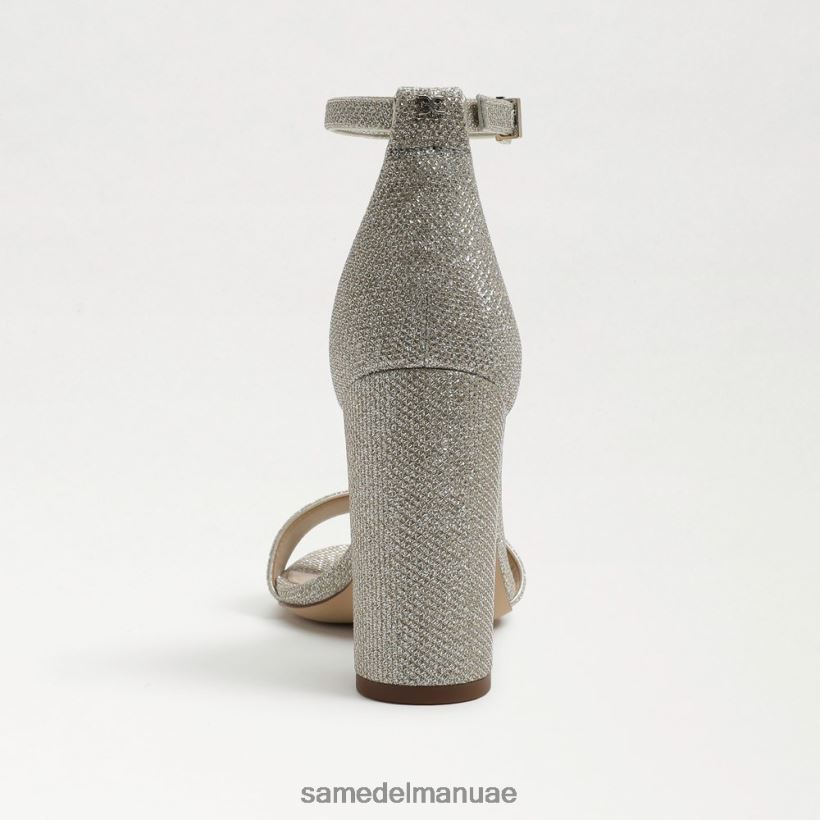 شبكة ذهبية خفيفة أحذية Sam Edelman نحيف صندل بكعب عريض من يارو 246L6T319