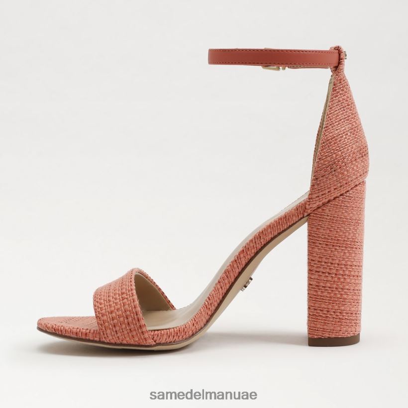 الجص الوردي أحذية Sam Edelman نحيف صندل بكعب عريض من يارو 246L6T323