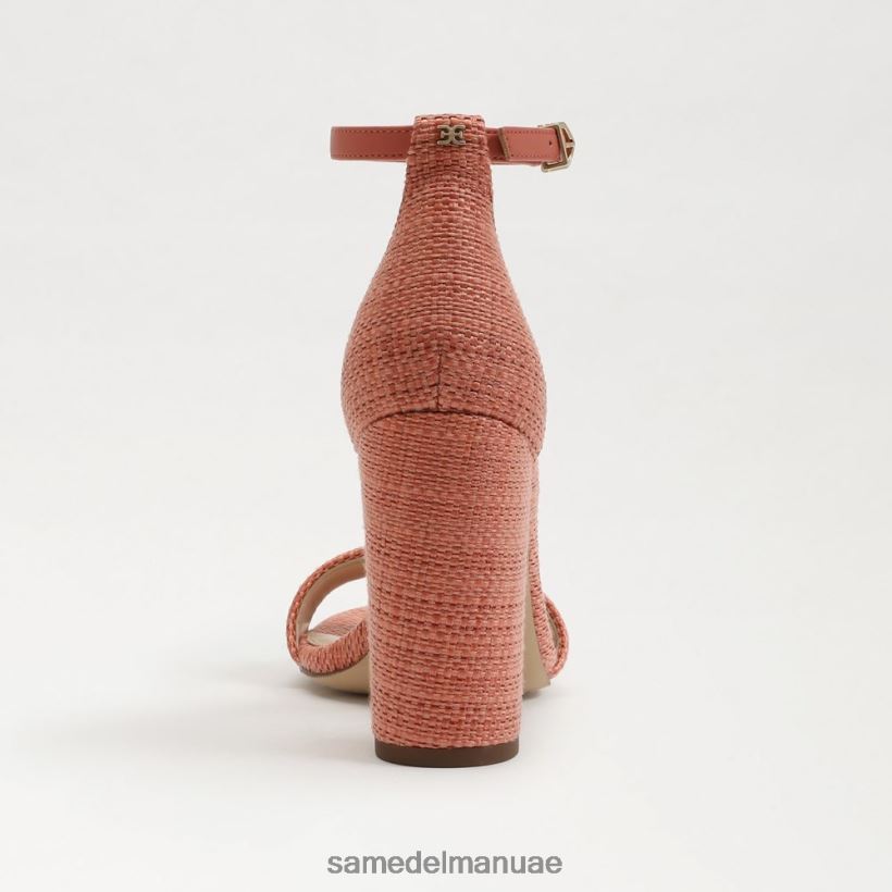 الجص الوردي أحذية Sam Edelman نحيف صندل بكعب عريض من يارو 246L6T323