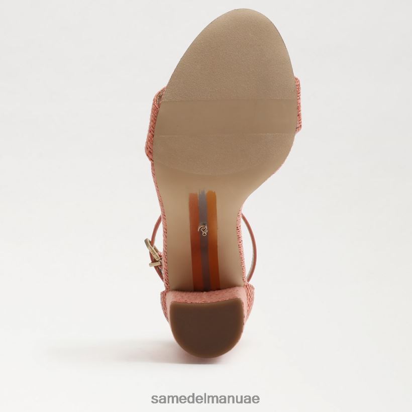 الجص الوردي أحذية Sam Edelman نحيف صندل بكعب عريض من يارو 246L6T323