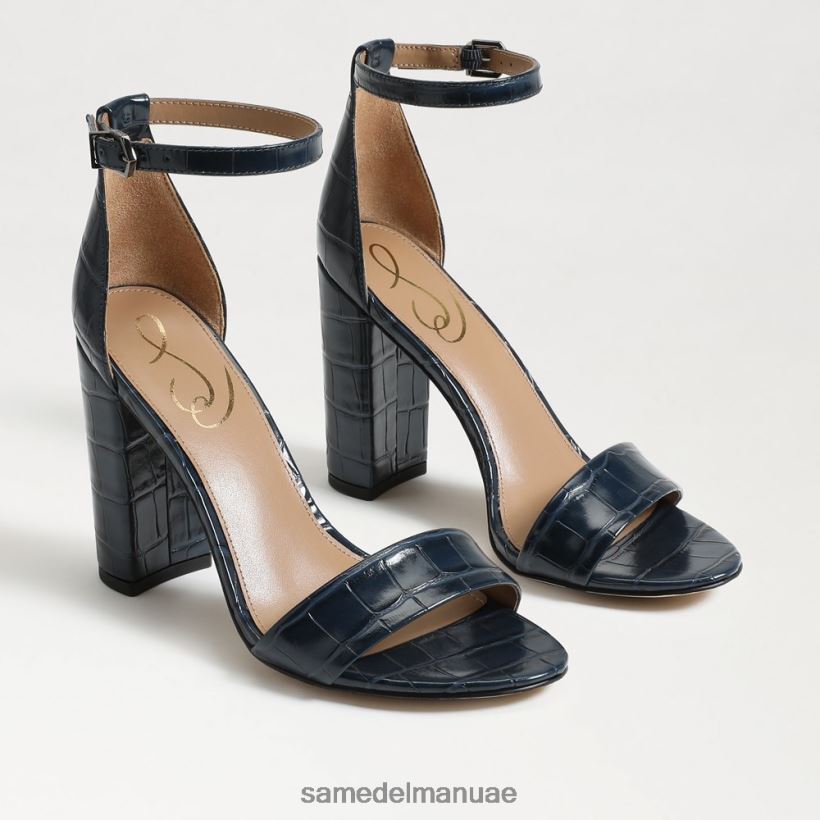 البحرية في المحيط الهادئ أحذية Sam Edelman نحيف صندل بكعب عريض من يارو 246L6T330