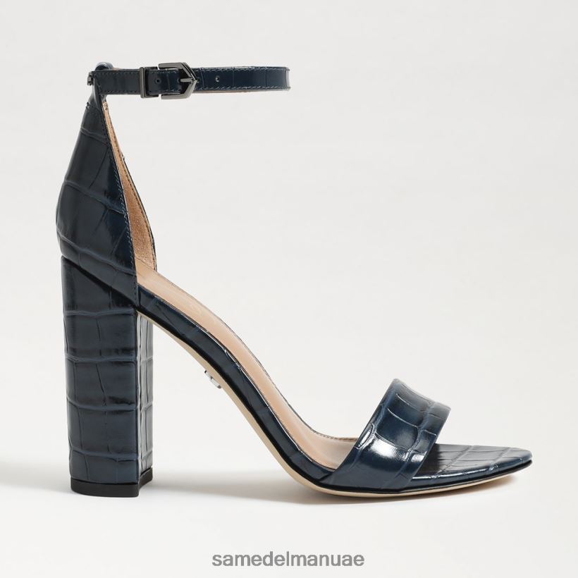 البحرية في المحيط الهادئ أحذية Sam Edelman نحيف صندل بكعب عريض من يارو 246L6T330