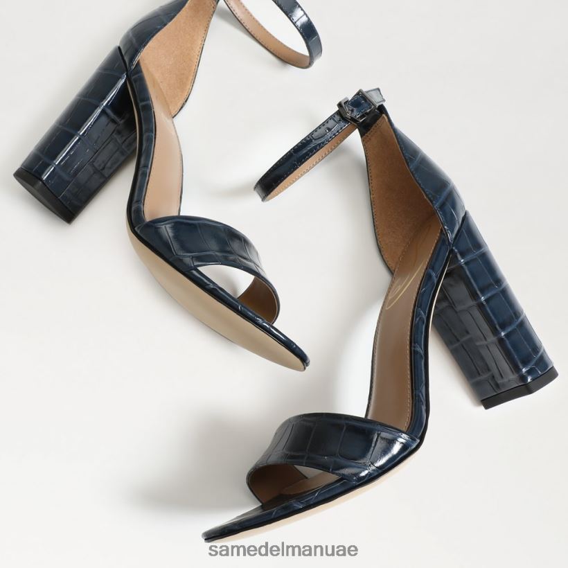 البحرية في المحيط الهادئ أحذية Sam Edelman نحيف صندل بكعب عريض من يارو 246L6T330